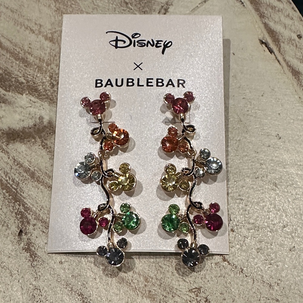 BaubleBar Disney Multicolor Mickey Earrings